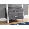 Bookshelf, Bookcase, Etagere, Ladder, 4 Tier, 69"h, Office, Bedroom, Grey And White Laminate, Contemporary, Modern - 3 of 4