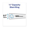 Avery Framed View Heavy-Duty Binders, 3 Rings, 0.5" Capacity, 11 x 8.5, Navy Blue - 2 of 4
