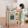 Freniland- Height Adjustable Small Kitchen Toy Set for Kids Ages 3+, Included Sink, Pot, Cooking Ware, Pan, 20 Food Accessories - 3 of 4