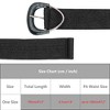 INSPIRE CHIC Women Woven Wide Stretch Straw Rattan Triangle Buckle Elastic Belts Waistband 1Pc - 4 of 4