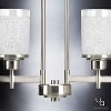 Urban Ambiance Luxury Contemporary Chandelier,  20"H x 34.167"W,  Brushed Nickel Finish, UHP2019 - 4 of 4
