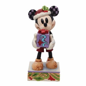 Jim Shore 6.0 Inch Secret Santa Mickey Mouse Disney Traditions Figurines - 1 of 3