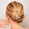 Unique Bargains Women's Metal Long Duckbill Hair Clips White 5.31"x0.83"x1.18" 2 Pcs - image 2 of 4