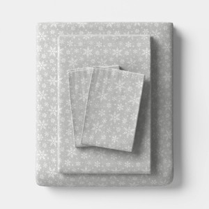 Christmas Flannel Sheet Set - Wondershop™ - 1 of 2