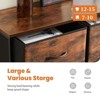 Kumasinova Dresser for Bedroom,Tall Chest of Drawers with Metal Frame and Wood Top,Storage Tower for Kid Room,Closet,Entryway,Nursery - 4 of 4