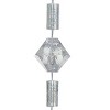 Kate Aurora Luxurious Jaeger Rod Pocket Acrylic Beaded Single Window Curtain Panel - 2 of 4