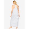 Dreams & Co. Plus Size Breezy Eyelet Knit Long Nightgown - 3 of 4
