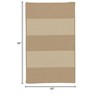 Colonial Mills Newport Textured Stripe Braided Rug, Naturals 5'x7', Rectangle Shape - 2 of 4