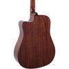 Recording King RD-G6-CFE5 Solid Top Dreadnought Cutaway Acoustic-Electric Guitar Natural - 2 of 4