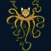 Men's Design By Humans Octokitty By Captain_RibMan T-Shirt - 2 of 4