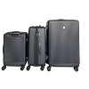 IZOD Clara Expandable ABS Hard Shell Lightweight 360 Dual Spinning Wheels with Combo Lock 3 Piece Luggage Set - 3 of 4