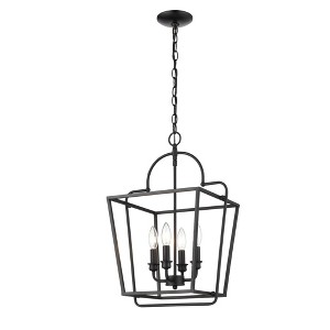 Millennium Lighting 4 - Light Pendant in  Matte Black - 1 of 1