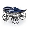 Bayer Design Dolls: Classic Deluxe Pram - Blue &White - Includes Shoulder Bag - 2 of 4