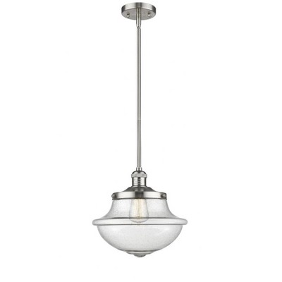Oxford - 1 Light Stem Hung Mini Pendant In Traditional Style-11.5 Inches Tall and 11.75 Inches Wide