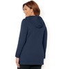 Catherines Women's Plus Size Cloud Knit French Terry Classic Hoodie Tunic - 3 of 4