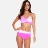 Anna-Kaci Swim Women's Colorblock Bikini Set with Crisscross Wrap Top and High Waist Bottoms - 2 of 4