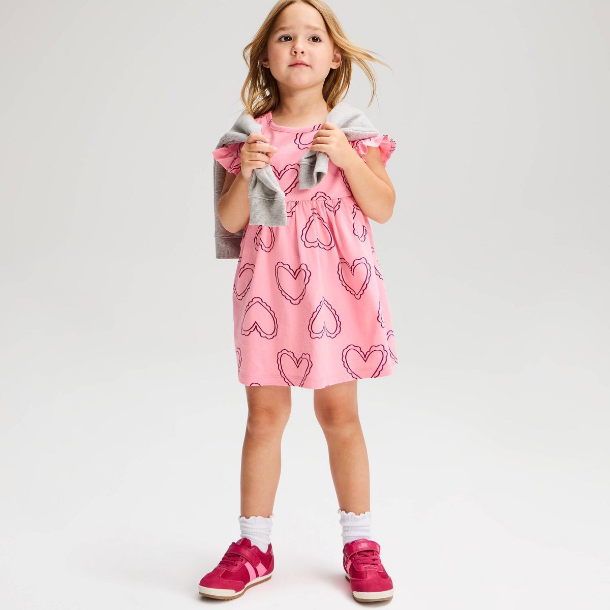 Baby & Toddler Girls' Ruffle Short Sleeve Dress - Cat & Jack™