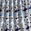 Plazatex Shark Plush Decorative All Season Plum Throw Blanket 50" x 60" Blue - 4 of 4