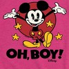 Girls' - Disney - Mickey Mouse Fitted Short Sleeve Graphic T-Shirt - 2 of 4