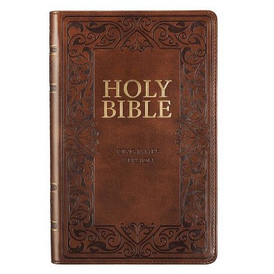 KJV Gift Edition Bible Brown - (Leather Bound)