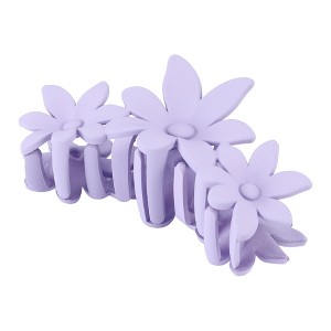 Unique Bargains Women's Elegant Floral Hair Clips 4.33"x2.36"x1.77" 1 Pc - 1 of 3