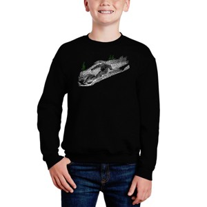 LA Pop Art Ski - Boy's Word Art Crewneck Sweatshirt - 1 of 3