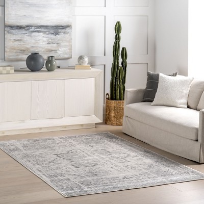 Nuloom Lissy Traditional Medallion Area Rug, 5' x 8', Beige