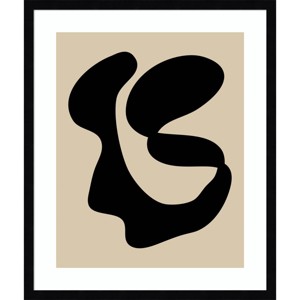 Amanti Art 21" x 25" Abstract X by Beth Vassalo Wood Framed Wall Art Print : Bohemian Style, Lithograph, Hardwood Frame - 1 of 4