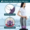PAVILIA Soft Compact Travel Blanket and Pillow, Foldable Airplane Lightweight Portable Set, Flight Camping Plane Car Gift - 3 of 4