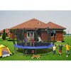 BestParts 15FT Pumpkin-Style Outdoor Trampoline with Safety Net, Basketball Hoop & Ladder, ASTM Certified - 4 of 4