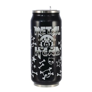 Se7en20 Aggretsuko Metal Head 12oz Insulated Stainless Steel Travel Can - 1 of 4