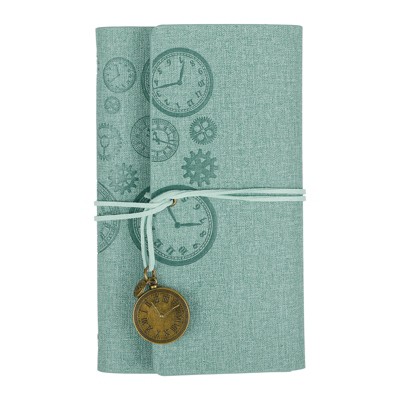 Unique Bargains PU Leather Notebook Refillable Thick Paper Travel