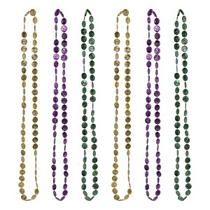 Beistle Party Beads for Mardi Gras Celebrations - 1 of 4