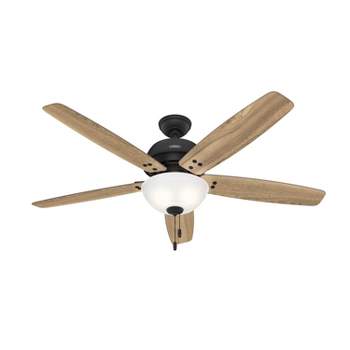  60" Reveille Ceiling Fan with Light Kit and Pull Chain (Includes LED Light Bulb) - Hunter Fan