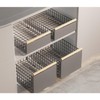 No-Drill Kitchen Cabinet Organizer - Pull-out mesh drawer with wooden handles, adjustable for spices & storage. - 4 of 4