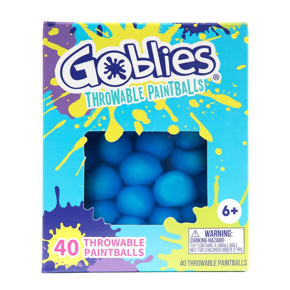 Goblies Throwable Paintballs Blue 40 CT