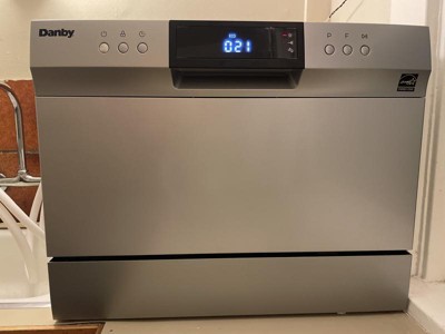 DDW631SDB by Danby - Danby 6 Place Setting Countertop Dishwasher in Silver