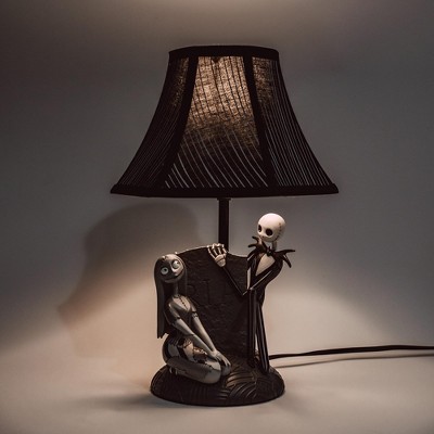 Black and Gray Cotton Shade Novelty Table Lamp
