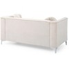 TiramisuBest Stylish Navy Blue Loveseat, Modern Upholstered Sofa Perfect for Contemporary Homes - 4 of 4