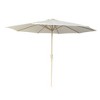 PAGED 10FT Offset Patio Umbrella Outdoor Market Umbrella with Tilt, Crank and 8 Ribs for Garden, Poolside, Base Not Included - 2 of 4