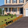 Big Dot of Happiness Orange Graduation Party Yard Signs - Outdoor Lawn Decorations - ConGRADulations - 2 of 4