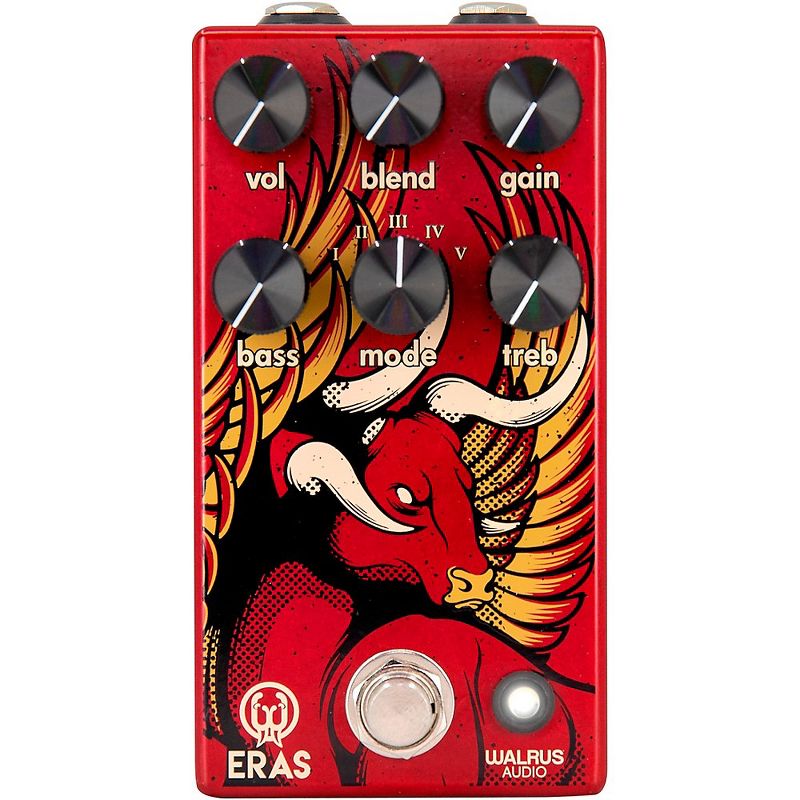 Walrus Audio Eras Five State Distortion Effects Pedal Red, 1 of 5