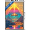 Trends International Ray Heere - UFO Pyramid 1 Framed Wall Poster Prints - 3 of 4