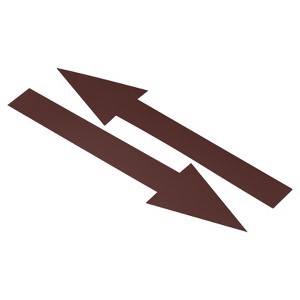 Unique Bargains Adhesive Waterproof PVC Removable Arrow Sticker 15 Pcs - 1 of 4