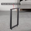 2PCS 28" Metal Table Legs DIY Industrial Furniture Dining Leg Rectangle Desk Leg - 3 of 4