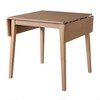 CAVINAS Dining Table Rectangular Extendable Dining Table Folding Table with Rubberwood Legs, Natural - 4 of 4