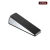 Unique Bargains Anti-Slip Design Zinc Alloy PVC Elastic Door Stopper 2 Pcs - 3 of 4