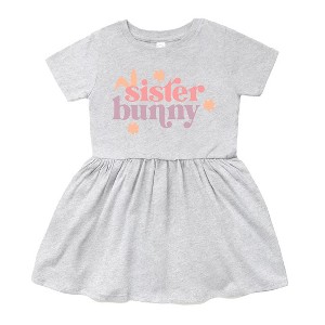 The Juniper Shop Sister Bunny Infant Dress - 1 of 3