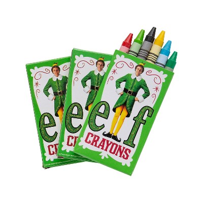 Warner Bros;Fun Express 6-Color Elf Crayons - 24 Boxes