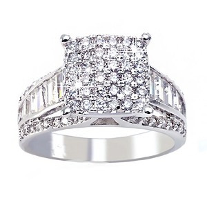 Baguette Engagement Ring for Women by Ginger Lyne Collection - 1 of 4